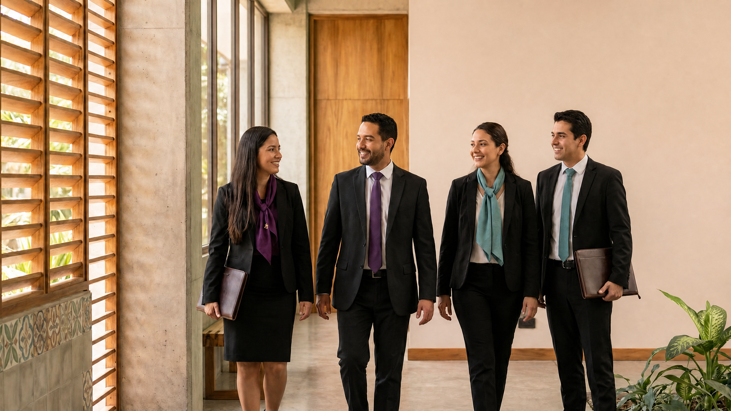 Equipo jurídico de ARUK en entorno profesional costarricense